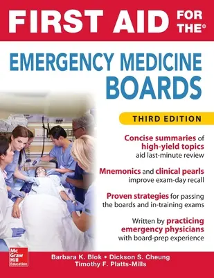 First Aid for the Emergency Medicine Boards Troisième édition - First Aid for the Emergency Medicine Boards Third Edition