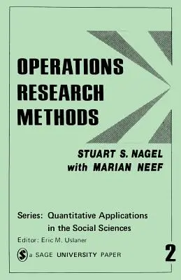 Méthodes de recherche opérationnelle : Appliquées à la science politique et au processus juridique - Operations Research Methods: As Applied to Political Science and the Legal Process