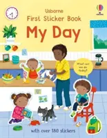 Premier livre d'autocollants Ma journée - First Sticker Book My Day