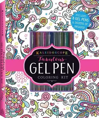 Kaléidoscope : Fabuleux kit de coloriage au stylo gel [avec stylos/ crayons]. - Kaleidoscope: Fabulous Gel Pen Coloring Kit [With Pens/Pencils]