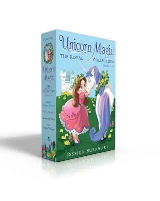 La magie de la licorne, la collection royale, livres 1-4 : La licorne de l'anniversaire de Bella ; Où est Glimmer? ; Vert d'envie ; Le trésor caché - Unicorn Magic the Royal Collection Books 1-4: Bella's Birthday Unicorn; Where's Glimmer?; Green with Envy; The Hidden Treasure