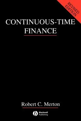 La finance en temps continu - Continuous-Time Finance