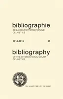 Bibliographie de la Cour internationale de justice - Bibliography of the International Court of Justice