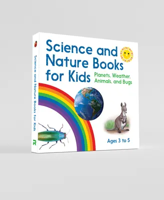 Livres de science et de nature pour les enfants de 3 à 5 ans : Les planètes, la météo, les animaux et les insectes - Science and Nature Books for Kids 3 to 5 Box Set: Planets, Weather, Animals, and Bugs