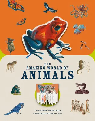 Paperscapes : Le monde étonnant des animaux : Transformez ce livre en une œuvre d'art sur la faune et la flore - Paperscapes: The Amazing World of Animals: Turn This Book Into a Wildlife Work of Art