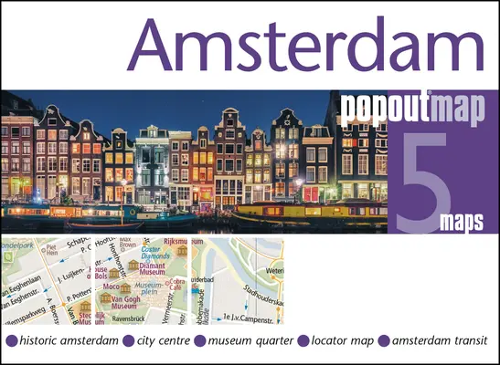 Carte pop-up d'Amsterdam - Amsterdam Popout Map