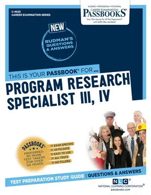 Spécialiste en recherche de programmes III/IV (C-4625) : Guide d'étude des livrets - Program Research Specialist III/IV (C-4625): Passbooks Study Guide