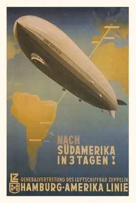 Journal d'époque Graf Zeppelin vers l'Amérique du Sud - Vintage Journal Graf Zeppelin to South America