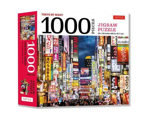 Tokyo by Night - 1000 Piece Jigsaw Puzzle : Tokyo's Kabuki-Cho District at Night : Taille finie 24 X 18 pouces (61 X 46 CM) - Tokyo by Night - 1000 Piece Jigsaw Puzzle: Tokyo's Kabuki-Cho District at Night: Finished Size 24 X 18 Inches (61 X 46 CM)