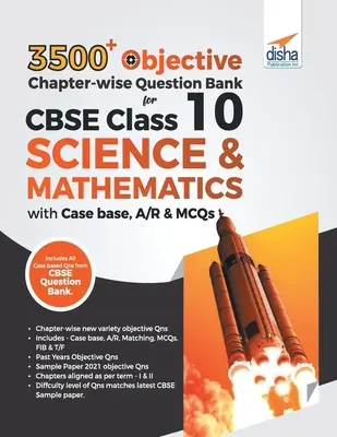 Banque de questions objectives de 3500+ chapitres pour les sciences et les mathématiques de la classe 10 du CBSE avec base de cas, A/R et QCM. - 3500+ Objective Chapter-wise Question Bank for CBSE Class 10 Science & Mathematics with Case base, A/R & MCQs