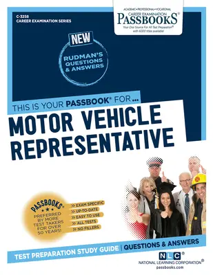 Représentant des véhicules automobiles (C-3258) : Guide d'étude des livrets - Motor Vehicle Representative (C-3258): Passbooks Study Guide