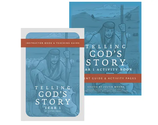 Raconter l'histoire de Dieu - Ensemble pour l'année 1 : Comprend le texte de l'instructeur et le guide de l'élève - Telling God's Story Year 1 Bundle: Includes Instructor Text and Student Guide