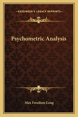 Analyse psychométrique - Psychometric Analysis