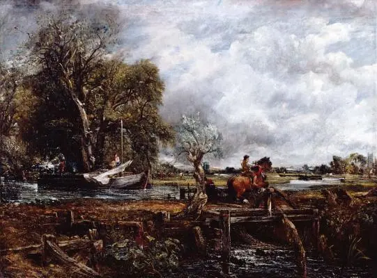 John Constable - Le cheval bondissant - John Constable - The Leaping Horse