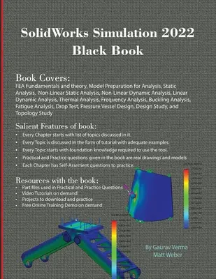 Livre noir SolidWorks Simulation 2022 - SolidWorks Simulation 2022 Black Book