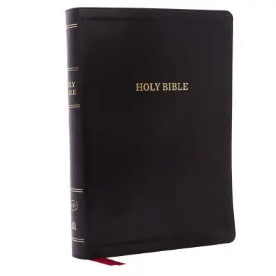 KJV, Bible de référence de luxe, impression super géante, similicuir, noire, indexée, édition en lettres rouges - KJV, Deluxe Reference Bible, Super Giant Print, Imitation Leather, Black, Indexed, Red Letter Edition