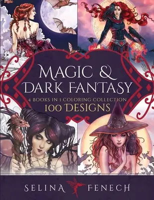 Collection de coloriage de magie et de fantaisie noire : 100 dessins - Magic and Dark Fantasy Coloring Collection: 100 Designs