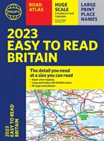 2023 Philip's Easy to Read Road Atlas Britain - (A4 Paperback)