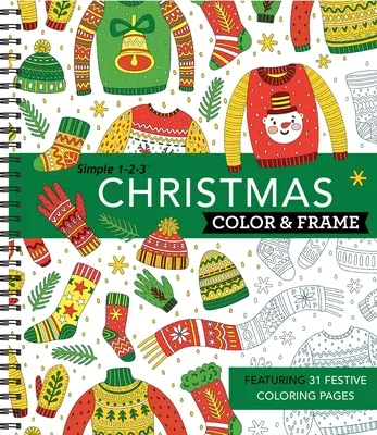 Color & Frame - Noël (Livre à colorier) - Color & Frame - Christmas (Coloring Book)