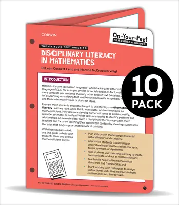 BUNDLE : Carême : Le guide pratique de la littératie disciplinaire en mathématiques : Paquet de 10 - BUNDLE: Lent: The On-Your-Feet Guide to Disciplinary Literacy in Math: 10 Pack