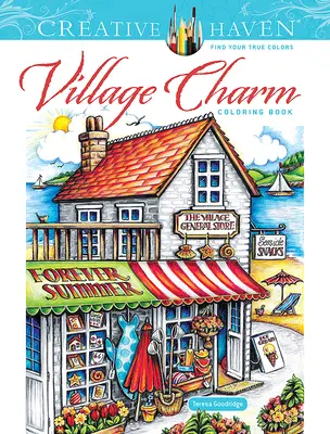 Livre à colorier Creative Haven Village Charm - Creative Haven Village Charm Coloring Book