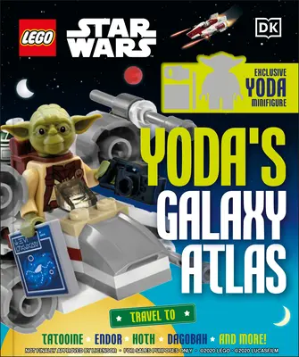 Atlas de la galaxie de Yoda de Lego Star Wars : Avec la minifigure Yoda exclusive de Lego - Lego Star Wars Yoda's Galaxy Atlas: With Exclusive Yoda Lego Minifigure