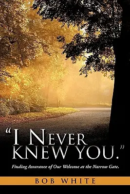 Je ne t'ai jamais connu. - I Never Knew You.