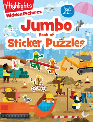 Le grand livre des puzzles d'autocollants - Jumbo Book of Sticker Puzzles