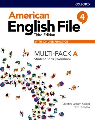 Fichier d'anglais américain niveau 4 Livre de l'élève/Cahier de travail Multi-Pack a avec pratique en ligne - American English File Level 4 Student Book/Workbook Multi-Pack a with Online Practice