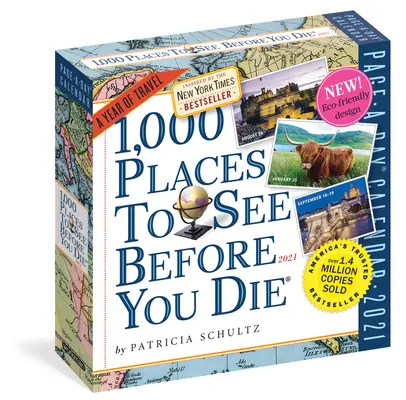 1,000 Places to See Before You Die Page-A-Day Calendar 2021 (Calendrier page-à-journée de 1 000 lieux à voir avant de mourir) - 1,000 Places to See Before You Die Page-A-Day Calendar 2021