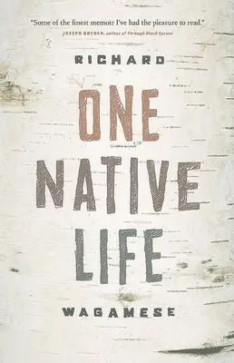 Une vie autochtone - One Native Life