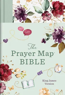 La Bible KJV Prayer Map(r) [Mint Blossoms] (en anglais) - The KJV Prayer Map(r) Bible [Mint Blossoms]