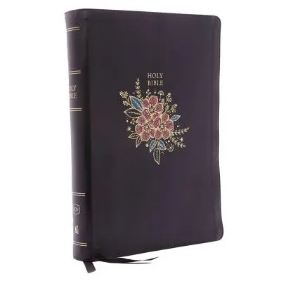 KJV, Bible de référence de luxe, impression super géante, similicuir, noir, édition en lettres rouges - KJV, Deluxe Reference Bible, Super Giant Print, Imitation Leather, Black, Red Letter Edition