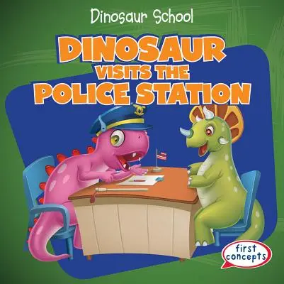 Le dinosaure visite le poste de police - Dinosaur Visits the Police Station