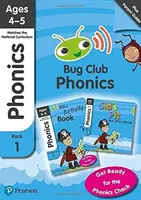 Phonics - Learn at Home Pack 1 (Bug Club), Phonics Sets 1-3 for ages 4-5 (Six histoires + Parent Guide + Activity Book) - Phonics - Learn at Home Pack 1 (Bug Club), Phonics Sets 1-3 for ages 4-5 (Six stories + Parent Guide + Activity Book)