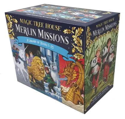 Coffret Missions Merlin de la Maison de l'Arbre Magique Livres 1-25 - Magic Tree House Merlin Missions Books 1-25 Boxed Set