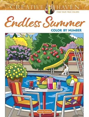 Livre de coloriage Creative Haven Endless Summer - Creative Haven Endless Summer Color by Number