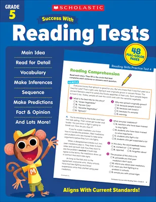 Réussite scolaire avec les tests de lecture, 5e année - Scholastic Success with Reading Tests Grade 5