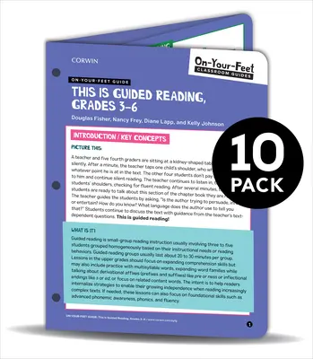 BUNDLE : Fisher : Guide pratique : C'est de la lecture guidée, 3e à 5e année : paquet de 10 - BUNDLE: Fisher: On-Your-Feet Guide: This is Guided Reading, Grades 3-5: 10 Pack