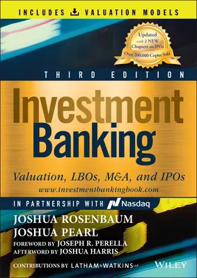 Banque d'investissement : Valorisation, Lbos, M&A, et IPOs (Livre + Modèles de Valorisation) - Investment Banking: Valuation, Lbos, M&a, and IPOs (Book + Valuation Models)