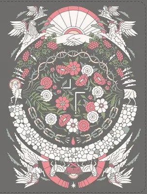 La Bible de Jésus, édition artistique, Niv, Leathersoft, floral gris, imprimé confortable - The Jesus Bible Artist Edition, Niv, Leathersoft, Gray Floral, Comfort Print
