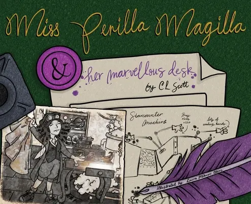 Mlle Perilla Magilla et son merveilleux bureau - Miss Perilla Magilla and her Marvellous Desk