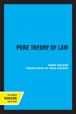 Théorie pure du droit - Pure Theory of Law