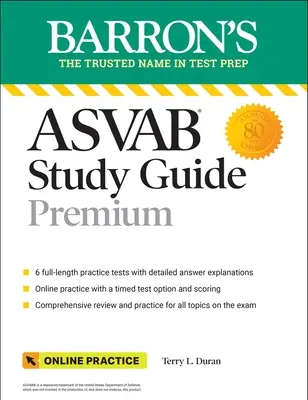 ASVAB Study Guide Premium : 6 tests pratiques + révision complète + entraînement en ligne - ASVAB Study Guide Premium: 6 Practice Tests + Comprehensive Review + Online Practice