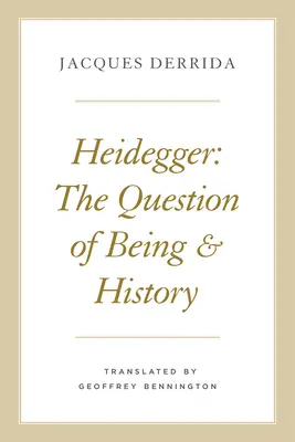 Heidegger - La question de l'être et de l'histoire - Heidegger - The Question of Being and History