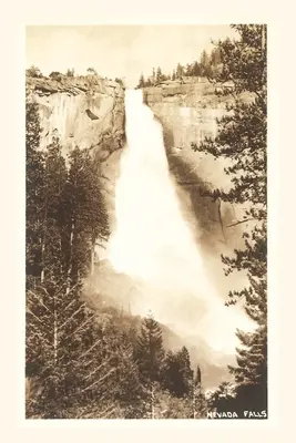 Journal d'époque Chutes de Nevada, Yosemite - The Vintage Journal Nevada Falls, Yosemite