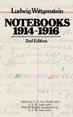 Carnets de notes, 1914-1916 - Notebooks, 1914-1916