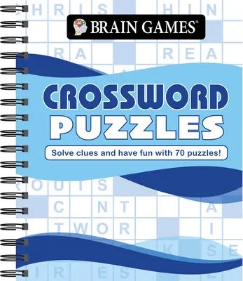 Jeux cérébraux - Mots croisés (Waves) : Résoudre les indices et s'amuser avec 70 puzzles ! - Brain Games - Crossword Puzzles (Waves): Solve Clues and Have Fun with 70 Puzzles!