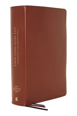 Nasb, Charles F. Stanley Life Principles Bible, 2e édition, cuir véritable, marron, indexation au pouce, impression confortable : Sainte Bible, New American Standard B - Nasb, Charles F. Stanley Life Principles Bible, 2nd Edition, Genuine Leather, Brown, Thumb Indexed, Comfort Print: Holy Bible, New American Standard B