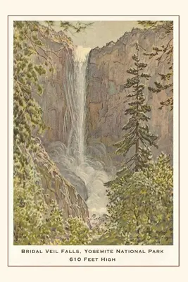 Journal d'époque Chutes de Bridal Veil, Yosemite, Californie - The Vintage Journal Bridal Veil Falls, Yosemite, California